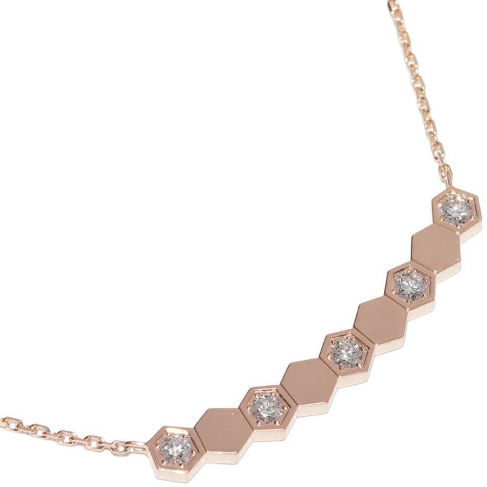 Chaumet K18PG Diamond Be My Love Necklace